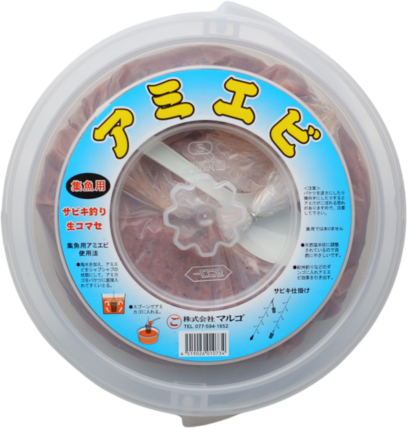アミエビバケツ上